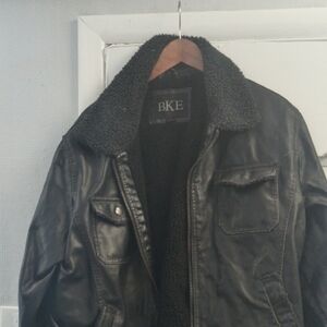 BKE Black Military Style Jacket